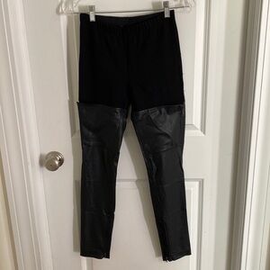 BCBG leather leggings